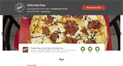 Desktop Screenshot of littleitalypizza92nd.com